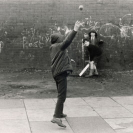 Shirley Baker photo of children playing cricket